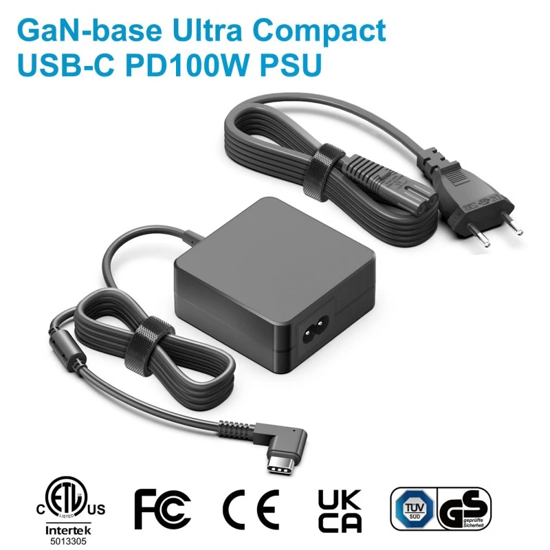 Μετασχηματιστής 100W GaN Square PD USB-C
