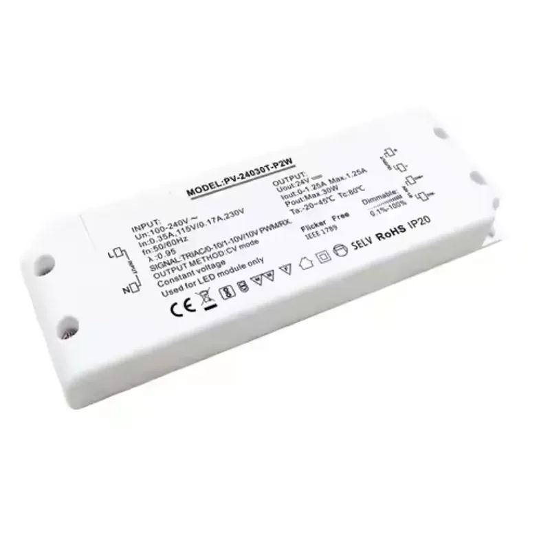 Γιατί το πρόγραμμα οδήγησης Triac Dimming LED σταθερής τάσης 30W είναι η βέλτιστη επιλογή για σύγχρονες λύσεις φωτισμού