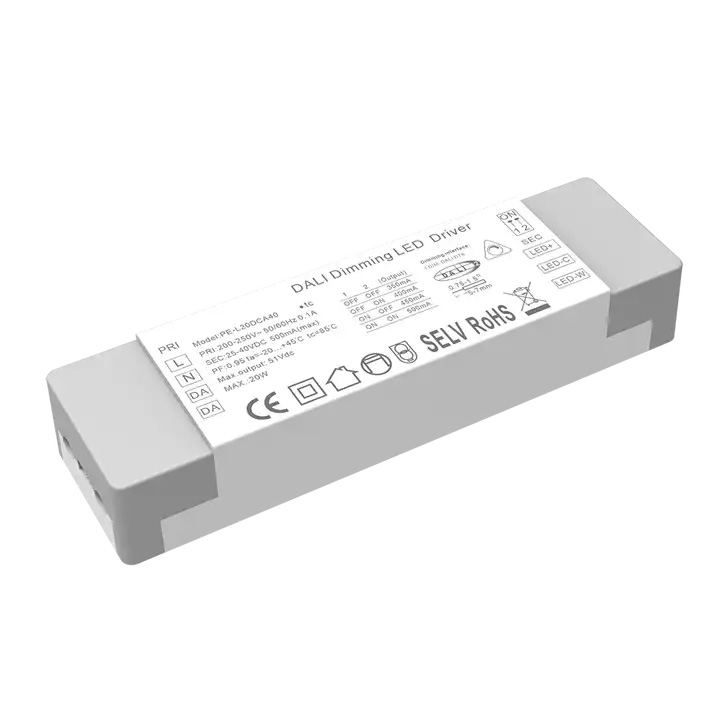 20W Σταθερό Ρεύμα DALI CCT Dimmable LED Driver