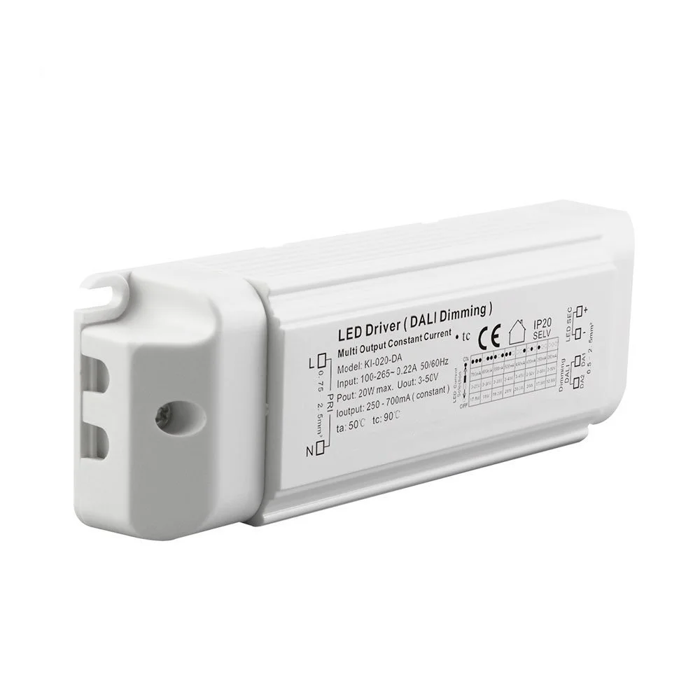 Πρόγραμμα οδήγησης LED σταθερού ρεύματος 20W Dali Dimming