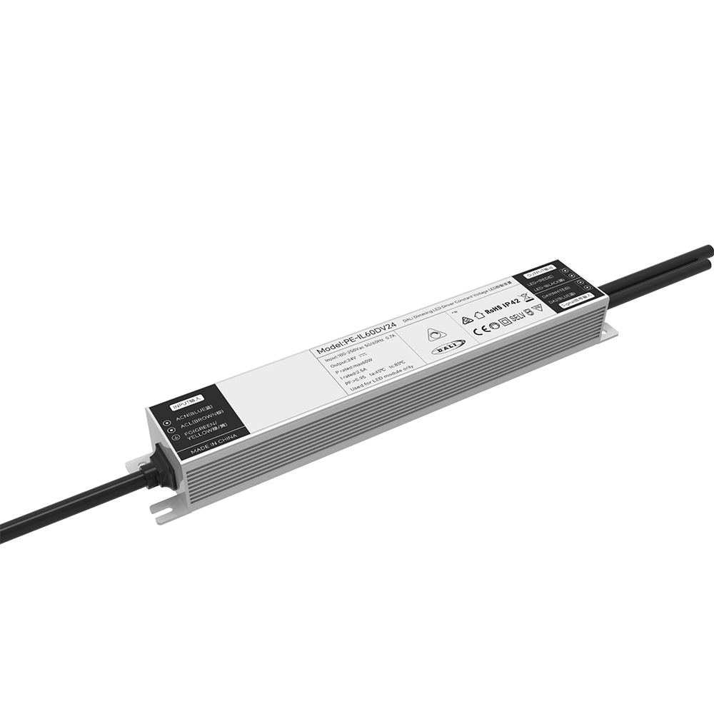 60W σταθερής τάσης 0/1-10V ρυθμιζόμενος οδηγός LED
