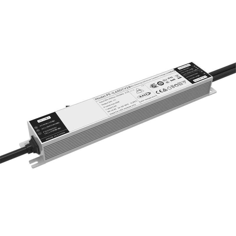 60W σταθερής τάσης DALI CCT ρυθμιζόμενος οδηγός LED